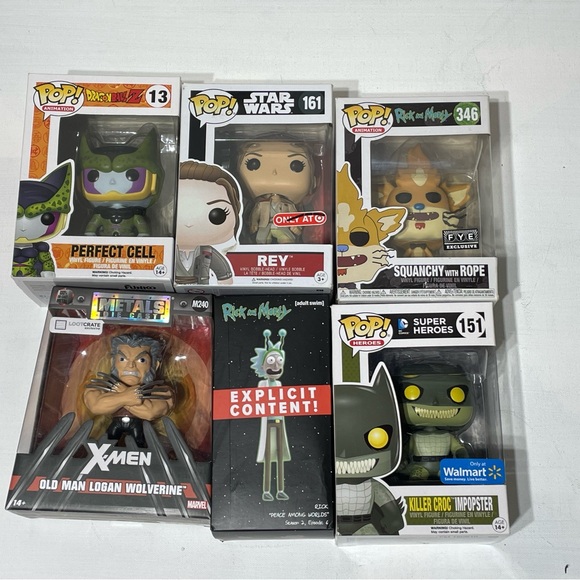 Funko pop + vinyl toy figurine lot of 6 - Picture 1 of 2